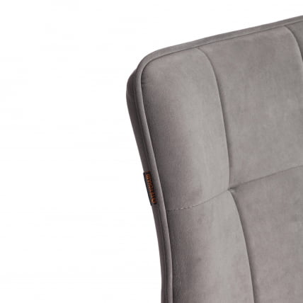 Барный стул Бари/Бари велюр, серый, 29, 45х56х110 см / Bari/Бари_8