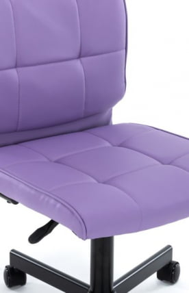 Кресло для персонала Еверпроф ЕП-300 Экокожа Сиреневый / Everprof EP-300_4