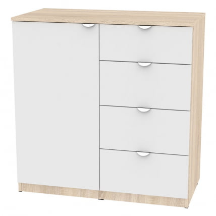 Комод Калисто(К17)923х902х468ручкаторцеваяТР-2(ДСС-Белый) / Калисто(K17)923х902х468ручкаторцеваяTR-2(ДСС-Белый)_0