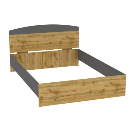 Кровать Алиса(Л23)1447х903х2063(ДВ-Графит) / Алиса(L23)1447х903х2063(ДВ-Графит)_0