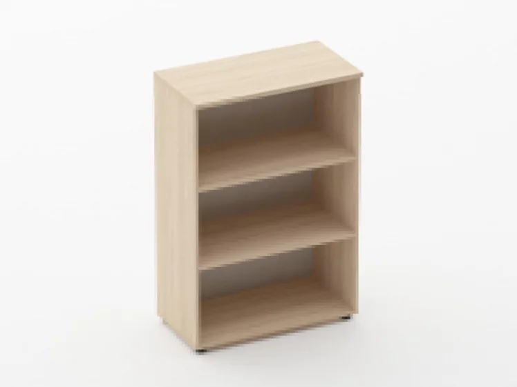 Шкаф средний открытый Глассй 6.12.101 Орех / Glassy_0