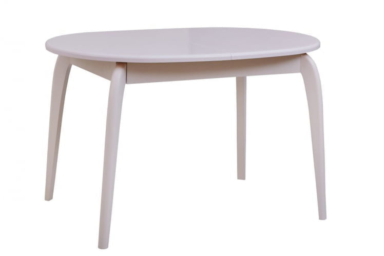 Опора деревянная ЗД 05 плавный изгиб белый / ZD_1