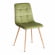 Стул CHILLY (mod. JSC-220) Велюр/металл , 44,5х52,5х88 см, Green (зеленый) HLR54 / натуральный_2682797