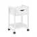 Тумба на колесных опорах с ящиком и полкой LOFT VR.L-T1.K Металл белый Белый Бриллиант_226909