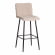 Барный стул Bari/Бари велюр, бежевый, 7, 45х56х110 см_2898491