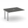 Стайл Проджект Проходной наб. элем. перег. стола SN-59P.NSPRG-034 Антрацит/Металл Серый 1580*1180*75 _3860700