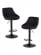 Стул барный DOBRIN LOGAN BLACK (черный велюр (MJ9-101)) 2 шт_3636520