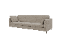 Диван трехместный Браско BRS-3 Сан 03/Металл Черный 2450*800*840_3694136