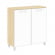 Шкаф квадратный Ялта LT.SD-1.4 R white Акация Лорка/Стекло White 1098*452*1168_3881408