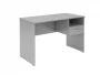 Стол письменный (S-1200) R с правой подвесной тумбой Серый_32189