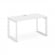 Стайл Проджект Стол письменный SN-59O.SP-022 Белый/Металл Белый/Белый Заглушка 1180*800*750 _3863172