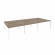 Рабочая станция на П-образном м/к ONIX O.MP-D.RS-6.2.8 Тиквуд Темный/Белый_252704