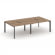 Стайл Проджект Рабочая станция двухсторонняя SN-59P.DRS-044 Дуб Табак/Металл Антрацит/Черный Заглушк _3812557