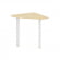 Стайл Проджект Угловой элемент стола SN-59.USP-011 Акация Лорка/Металл Белый 700*700*750 _3817192