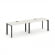 Стайл Проджект Рабочая станция односторонняя SN-59P.ORS-012 Дуб Наварра/Металл Черный/Черный Заглушк _3857358