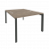 Рабочая станция на П-образном м/к ONIX O.MP-D.RS-2.2.8 Тиквуд Темный/Антрацит_252581