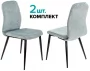 Стулья для кухни Бюрократ KF-3 Серо-голубой Light 28 2 шт._280585
