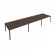 Переговорный стол (3 столешницы) Metal System Б.ПРГ-3.4 Венге/Антрацит_243715