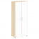 Шкаф Ялта LT.ST-1.10 R white Акация Лорка/Стекло White 800*450*1987_3881099