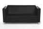 Диван трехместный Милано Комфорт Д3 Домус Блэк (черный) Категория 2_230587