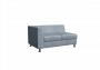 Секция с подлокотником двухместная правая Prime PR.SP-2 (R) Enzo 994 1300х770х720_3694021