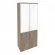 Шкаф высокий широкий ONIX O.ST-1.2R white Тиквуд Темный_254729