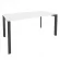 Стол рабочий на П-образном м/к ONIX O.MP-SP-4.8 Белый Бриллиант/Антрацит_240053