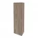 Гардероб узкий (левое исполнение) ONIX O.GB-1(L) Тиквуд Темный_254686