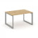 Стайл Проджект Стол переговорный SN-59O.SPRG-002.3 Тиквуд Светлый/Металл Серый 1180*980*750 _3817938