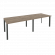 Стол переговорный (2 столешницы) ONIX O.MP-PRG-2.3 Тиквуд Темный/Антрацит_253201