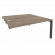 Стол-приставка двойной на П-образном м/к к опорным элем. ONIX O.MP-D.SPR-4.8 Тиквуд Темный/Антрацит_253067