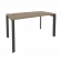 Стол рабочий на П-образном м/к ONIX O.MP-SP-3.7 Тиквуд Темный/Антрацит_252064