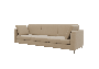 Диван трехместный Браско BRS-3 Alia 3/Металл Черный 2450*800*840_3694139