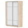 Шкаф-купе YA-230х1250-2(ДСС-Белый-D4D4)_345177