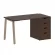 Стол письменный HOME OFFICE VR.SP-3-138.4.A Венге Цаво/Мокко металл_228602