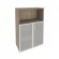 Шкаф средний широкий ONIX O.ST-2.2R Тиквуд Темный_254866