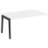 Проходной наборный элемент переговорного стола ONIX WOOD OW.NPRG-4 Белый Бриллиант/Темный_217388