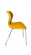 Стул универсального назначения AURA (рост 6) Желтый/Каркас полимерный хром_3680973