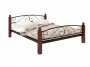 Кровать Вероника Lux Plus 1600х1900 Коричневая_133185