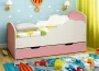 Кровать детская ОБЛАКА №1 700*1400 Белый/Оранжевый_201510