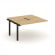Стайл Проджект Проходной наб. элем. SN-59P.DNRS-024 Тиквуд Светлый/Металл Черный/Черный Заглушка 158 _3864447