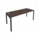 Стол письменный METAL SYSTEM Б.СП-5 Венге/Антрацит_237389