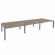 Рабочая станция на П-образном м/к ONIX O.MP-D.RS-6.4.8 Тиквуд Темный/Антрацит_252711