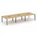 Стайл Проджект Рабочая станция двухсторонняя SN-59P.DRS-084 Тиквуд Светлый/Металл Антрацит/Черный За _3858524