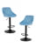 Стул барный DOBRIN LOGAN BLACK (пудрово-голубой велюр (MJ9-74)) 2 шт_3636516