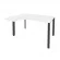 Стол эргономичный левый на П-образном м/к ONIX O.MP-SA-3L Белый Бриллиант/Антрацит_240808