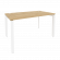 Стол рабочий на П-образном м/к ONIX O.MP-SP-3.8 Тиквуд Светлый/Белый_252087