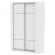 Шкаф-купе YA-230х1250-2(Белый-D4D4)_345124