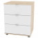 Комод Алиса(K5)657х540х459сторцевойручкой(ДСС-Белый)_354303