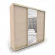 Шкаф-купе 3-х дверный Акцент-Квадро Д 1800х600 Дуб Молочный/золото_170994